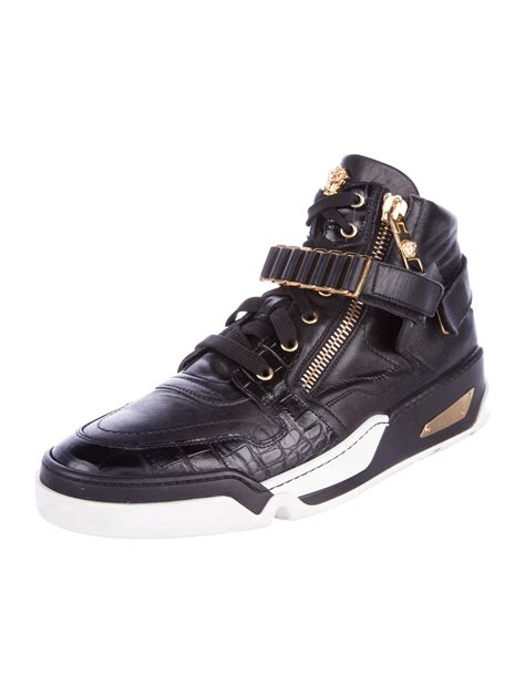 versace medusa high top sneakers